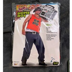 Party City Halloween costume Hip Hop Home Boy Costume Adult One Size NWT